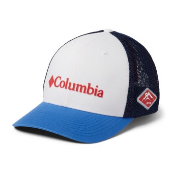 Columbia Petten Dames, Mesh Ball Wit Donkerblauw Blauw, 42PROXUIM